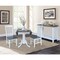 International Concepts Round 42 in. Dual Drop Leaf Dining Table with 2 Slat Back Chairs - 3 Piece Dining Set, 42 in W K05-42DP-C465P - alternate 5
